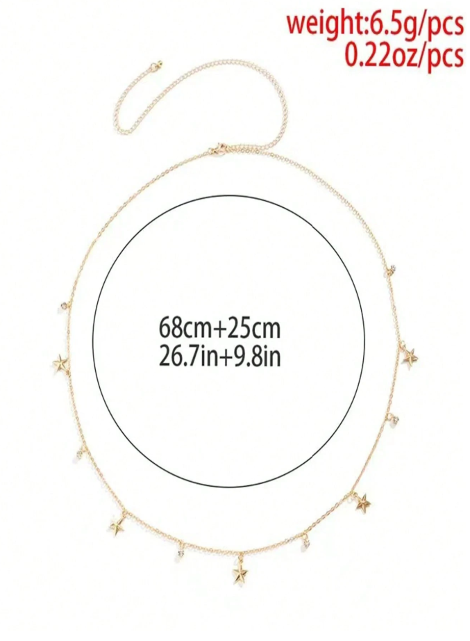 Elegant Star Tassel Waist Chain