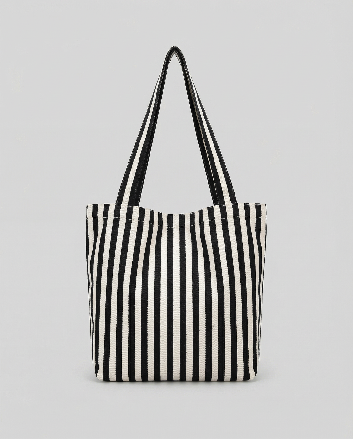 Black Stripes Tote Bag