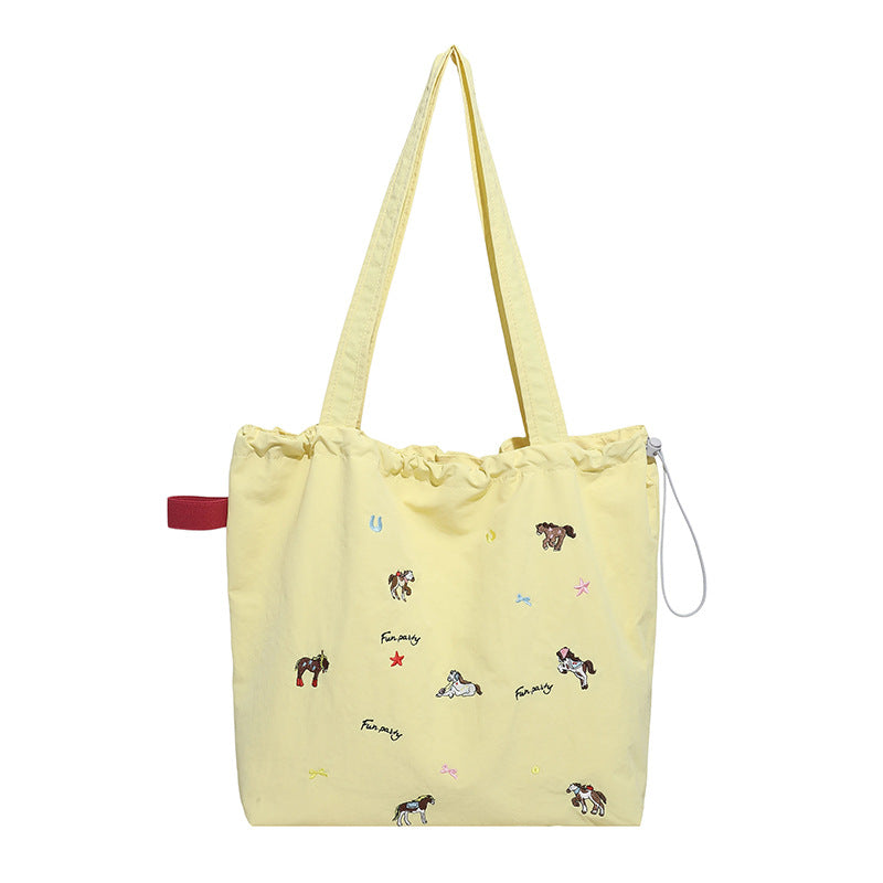 Embroided Tote Bag