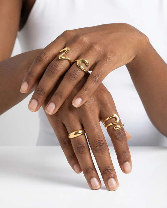 Gold Finger Rings