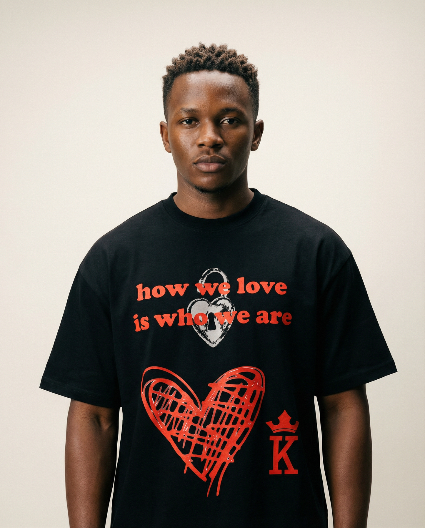 Heart Tee Black