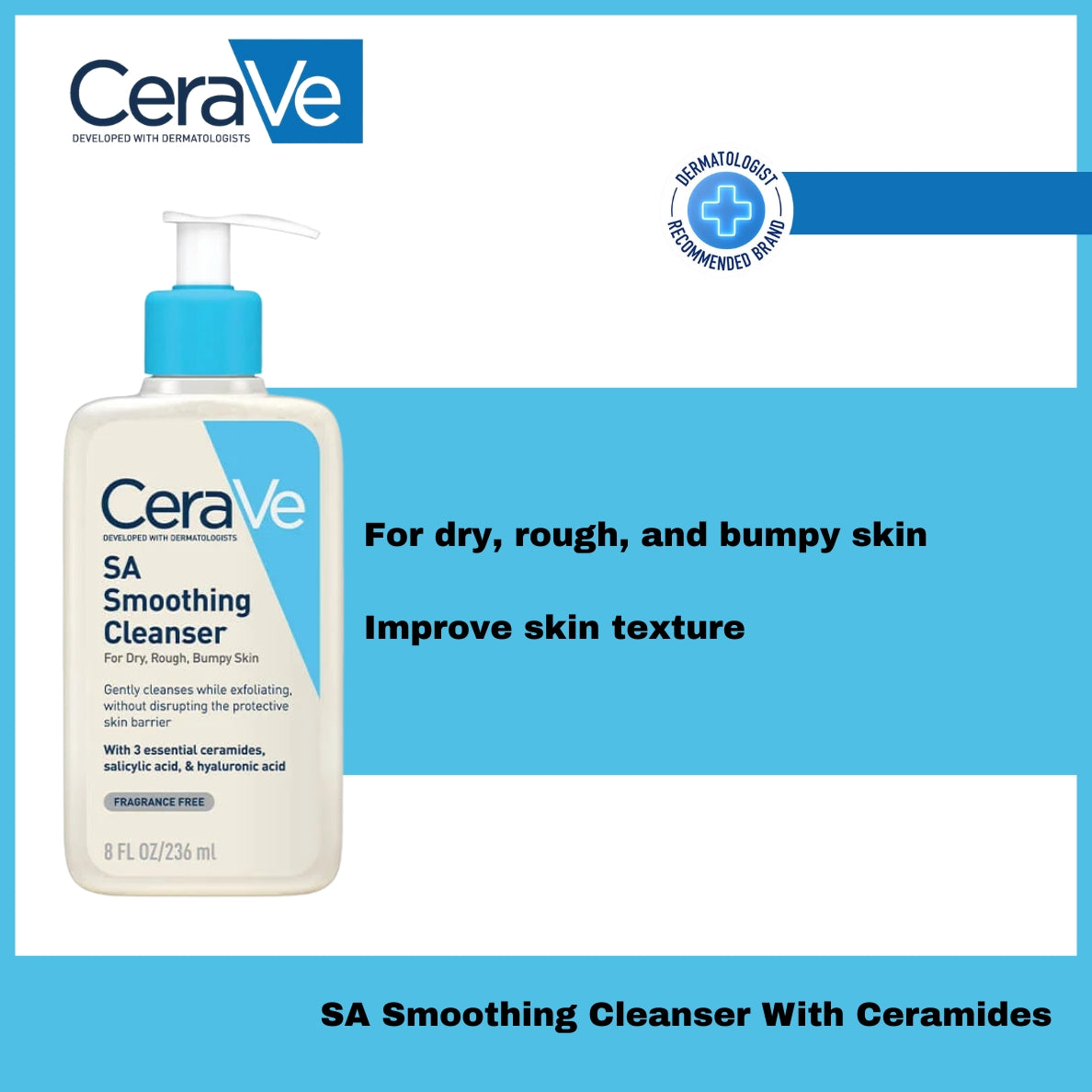 SA Smoothing Cleanser with Ceramides
