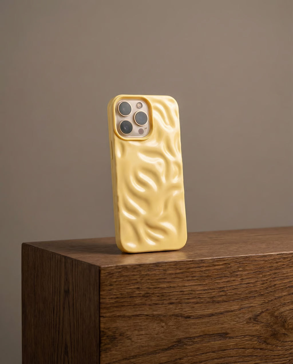 Yellow Glossy iPhone Cover