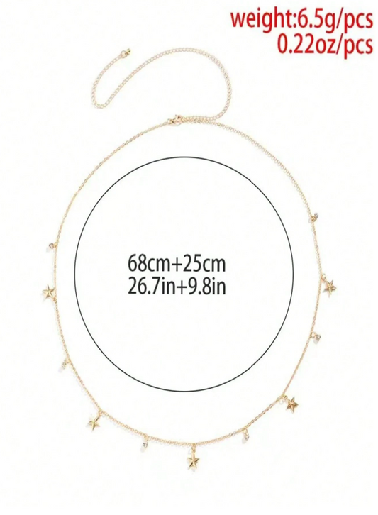 Elegant Star Tassel Waist Chain