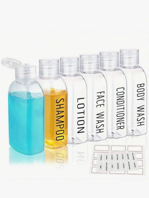 6pcs 100ml Travel Containers