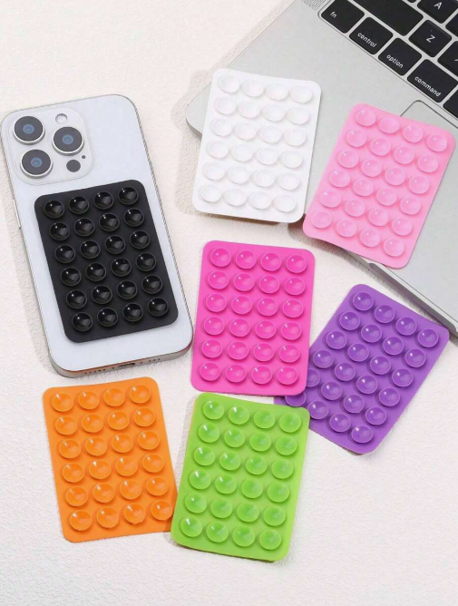 8pcs Silicone Suction Phone Holder