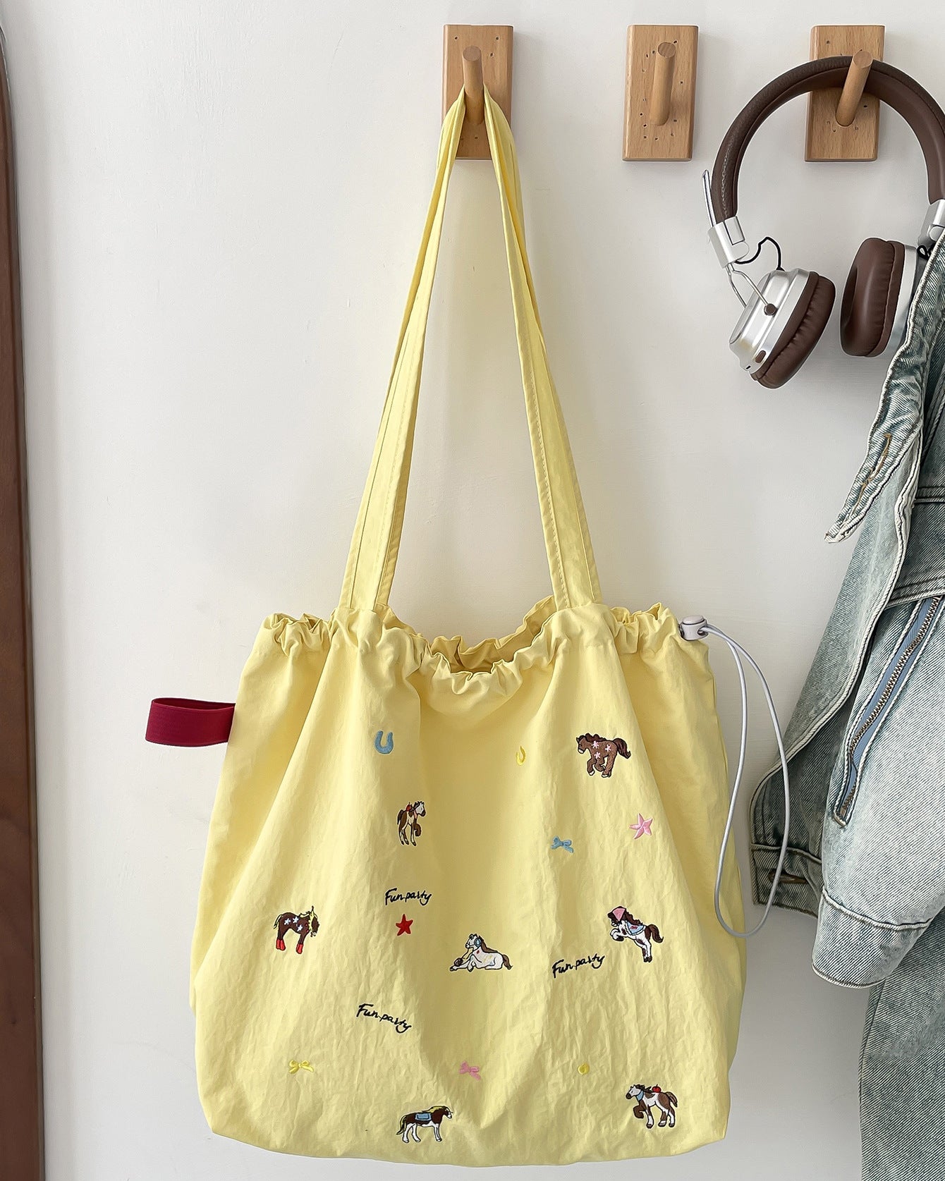 Embroided Tote Bag