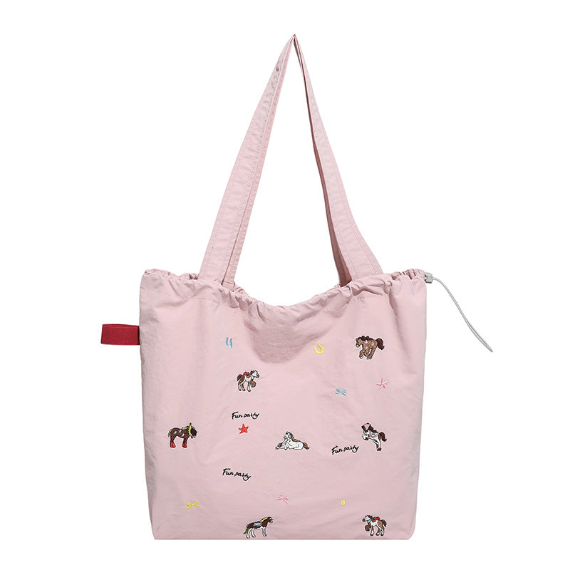 Embroided Tote Bag