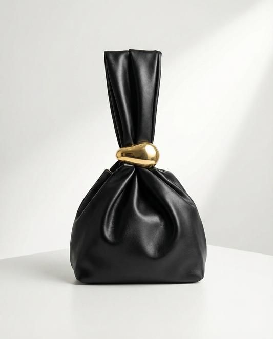 Black Leather Handbag