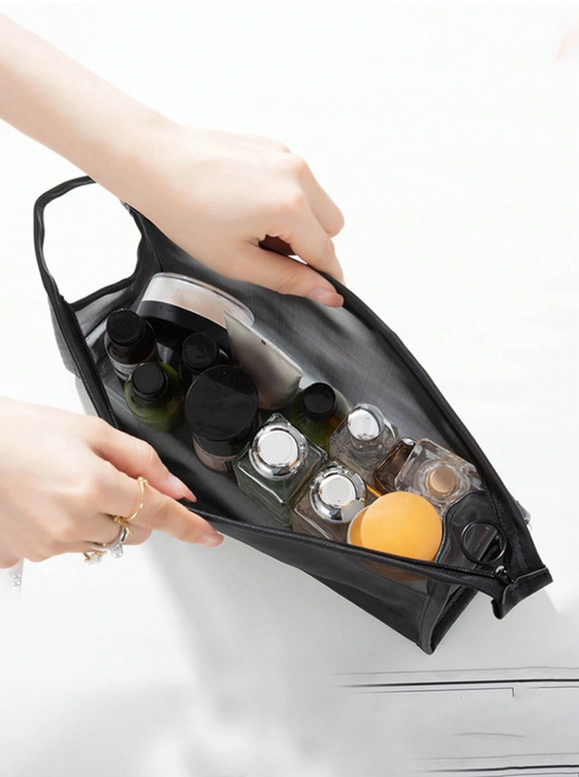 Mesh Cosmetic & Hair Stuff Bag