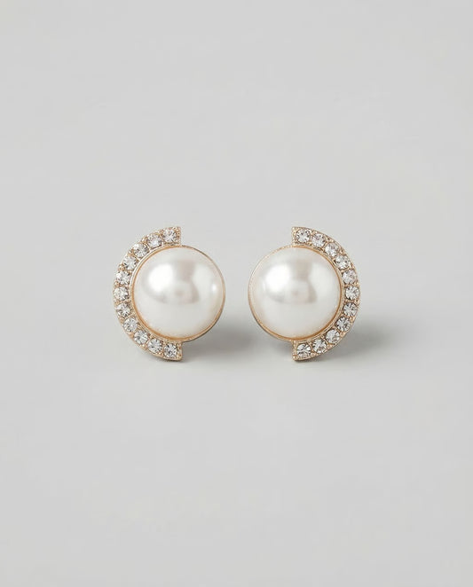 Pearl Crystal Earrings