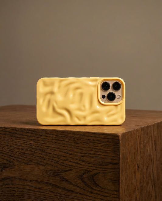 Yellow Glossy iPhone Cover
